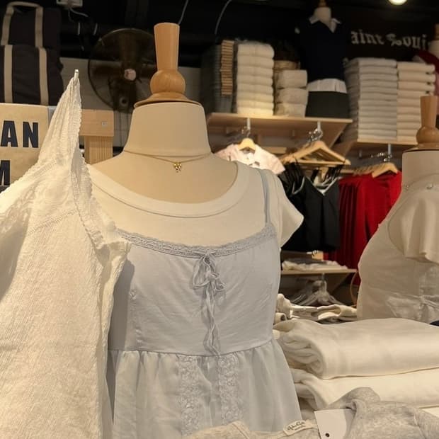 브랜디멜빌 레이스 뷔스티에 탑 새상품