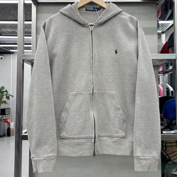 (M) 폴로랄프로렌 00s 코튼 투웨이 니트 후드집업