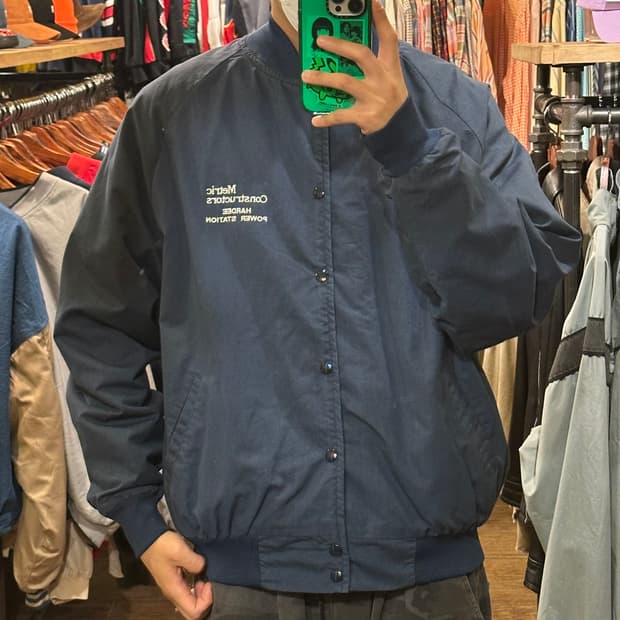 [HI] 빈티지 블루종 딥블루