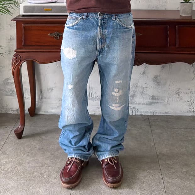 90's MADE IN USA 🇺🇸 리바이스 517 부츠컷 오렌지탭 