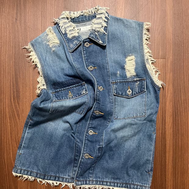 SLY 빈티지 데님 베스트