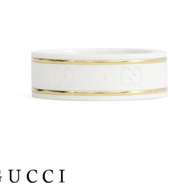 구찌 인터로킹 18k 세라믹 화이트 새상품