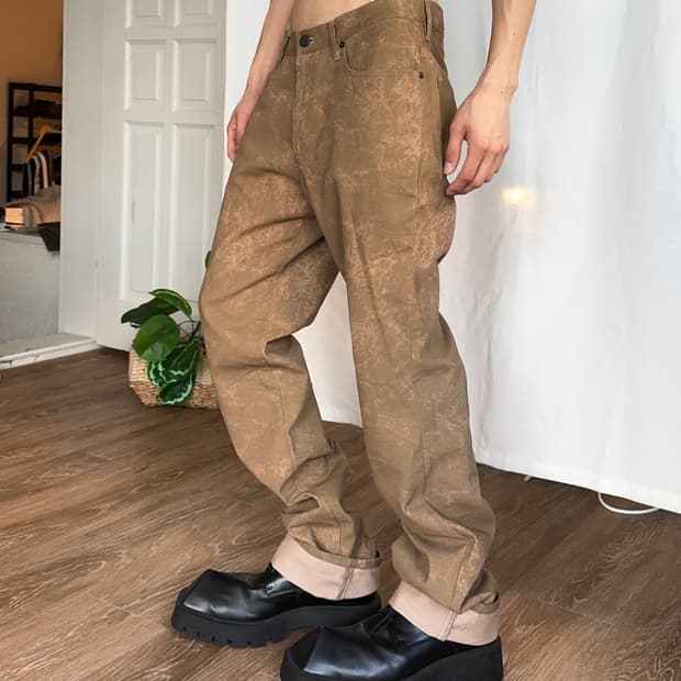 MK Homme 블리치 쉘 스트레이트 팬츠