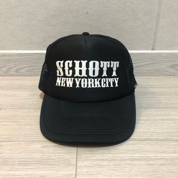 schott 빈티지 매쉬캡