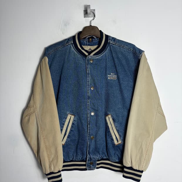 South bay 데님 바시티 점퍼