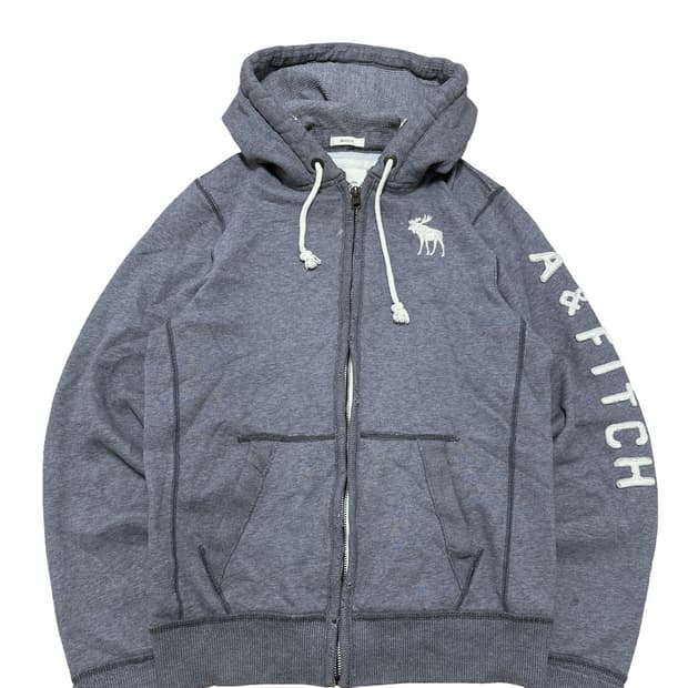 아베크롬비 회색 후드집업