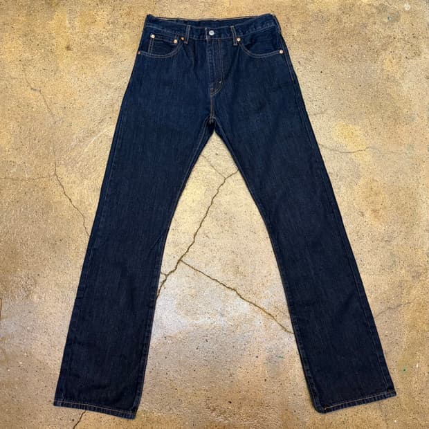 새상품급 미국 빈티지 리바이스 517 진청 부츠컷 청바지 데님팬츠