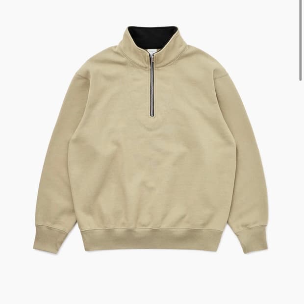 카키스 WARM UP PULLOVER BEIGE 라지사이즈