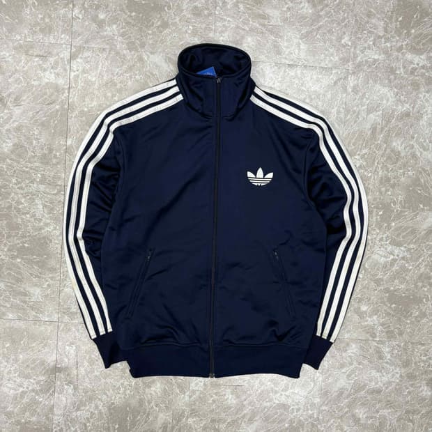 *윈터착용 아디다스 네이비 구파이어버드 아이돌 트랙탑 희귀져지(95)