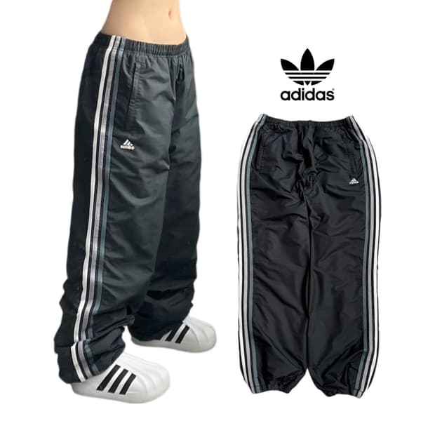 아디다스 00s 삼선 올드스쿨 바람막이 트랙팬츠