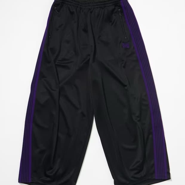 니들스 x 비버 hd 트랙팬츠 검보