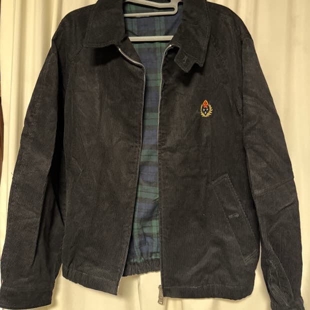 24ss 헤리티지플로스 코듀로이 블루종 자켓 S