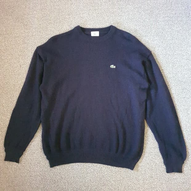 라코스테 라운드넥 니트
