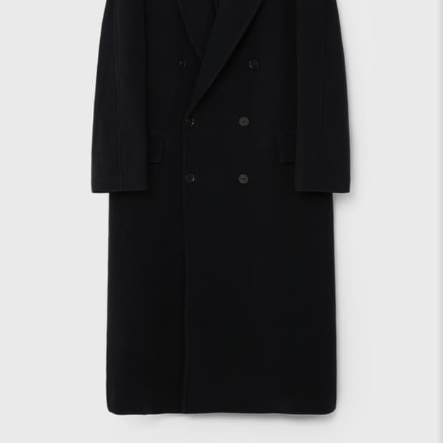 구매)오라리 모저 울 체스터필드 코트 블랙 4사이즈