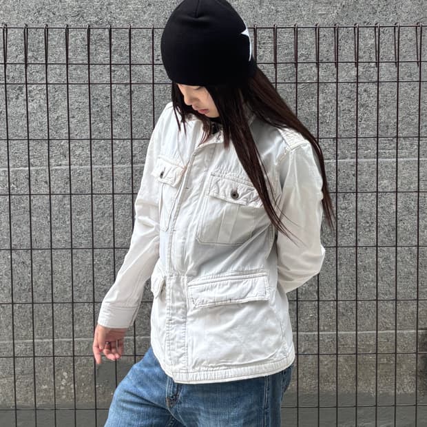 폴로진스 화이트 필드자켓