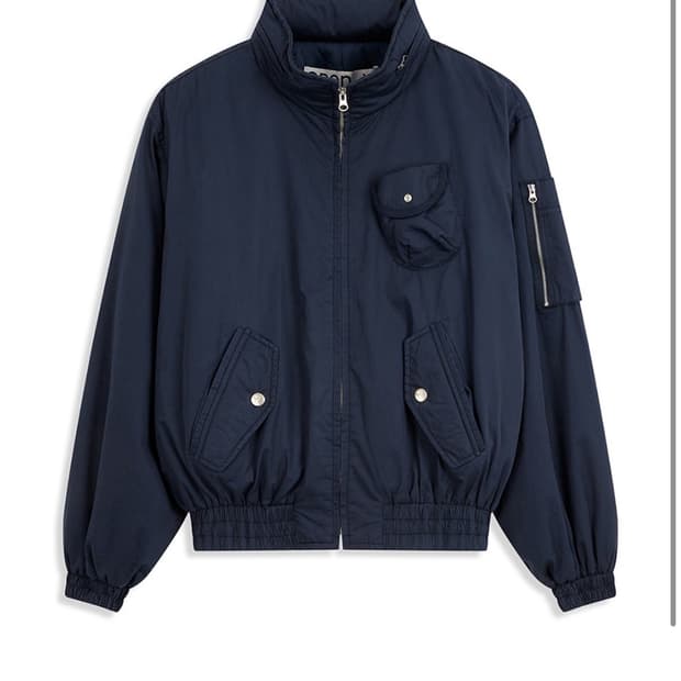Open yy cotton cargo bomber, navy, 사이즈 L