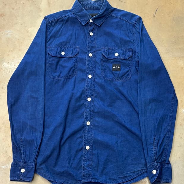 🫶🏻 아페세 x 칼하트 Two Pocket Navy 셔츠 🫶🏻