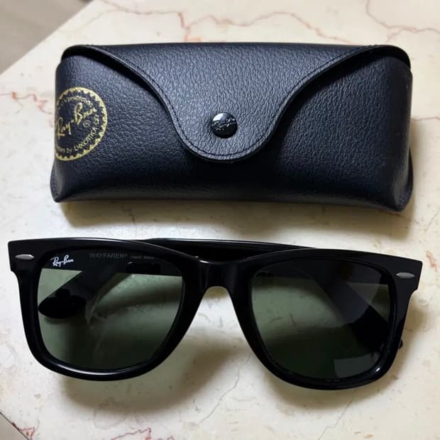 레이밴 웨이페어러 2140-F 52사이즈 (54사이즈 교환 받음)