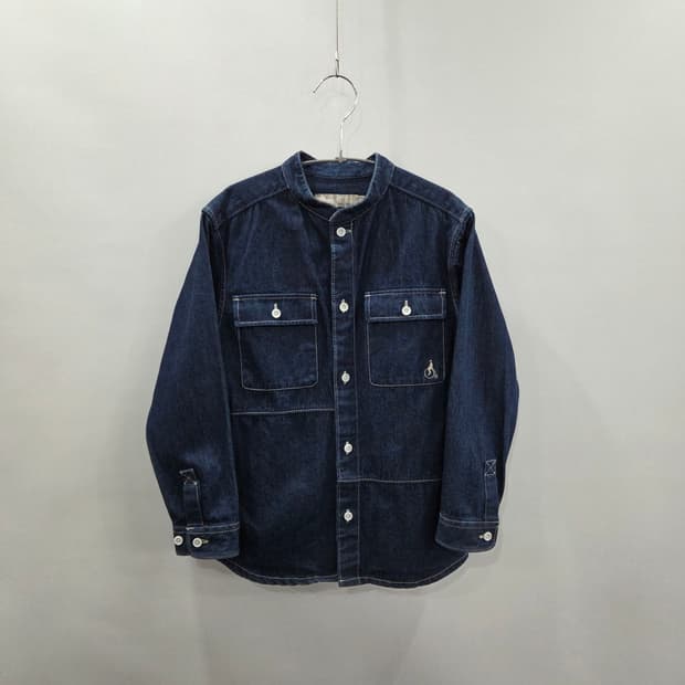 빈폴 키즈 밴드카라 데님 셔츠 130/8/9