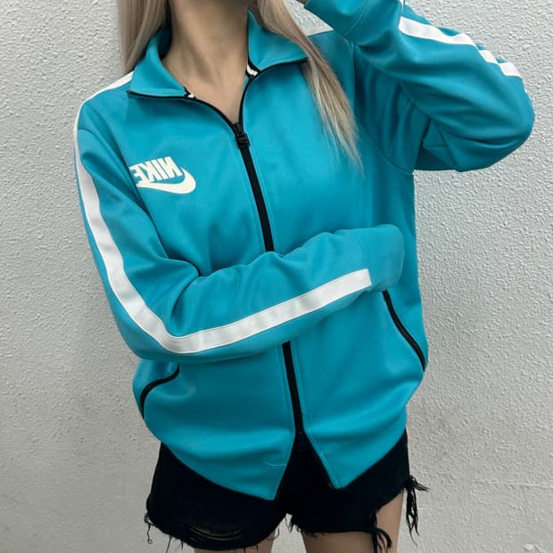 나이키 화이트라인 민트맛 집업 XL