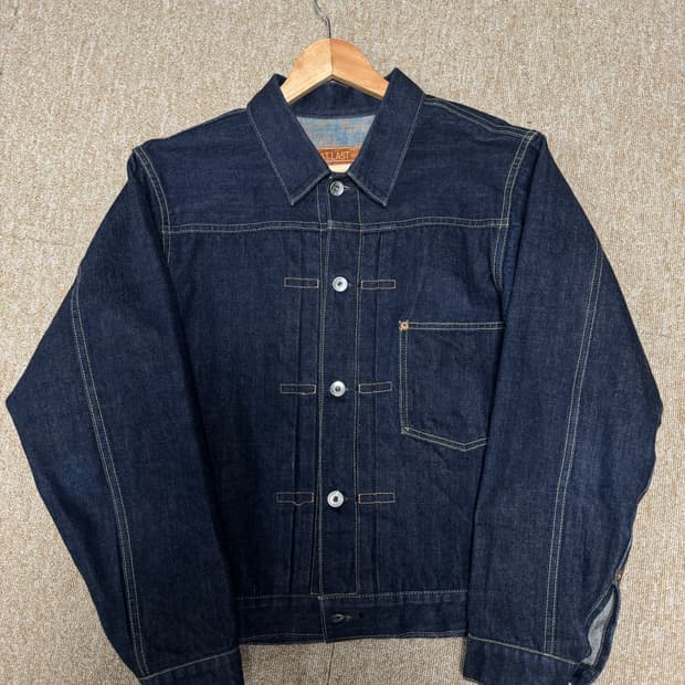 엣라코 lot118 데님자켓 지쟌