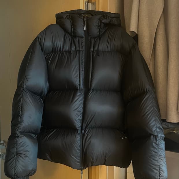 XL) 로아 하이킹 헤비다운 아스팔트 블랙