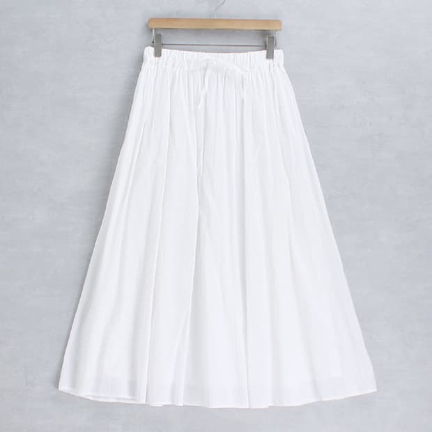 CINEMA CLUB _ white cotton skirt _S4379