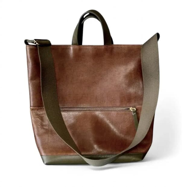 요시다 포터 소가죽 토트백