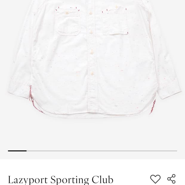 구매) lazyport sporting club 샴브레이셔츠 구매합니다