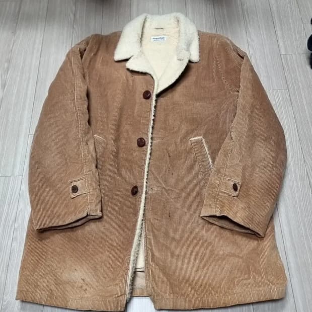 미제 핑거헛 메이드인usa 70s 코듀로이 양털 안감 자켓(100)