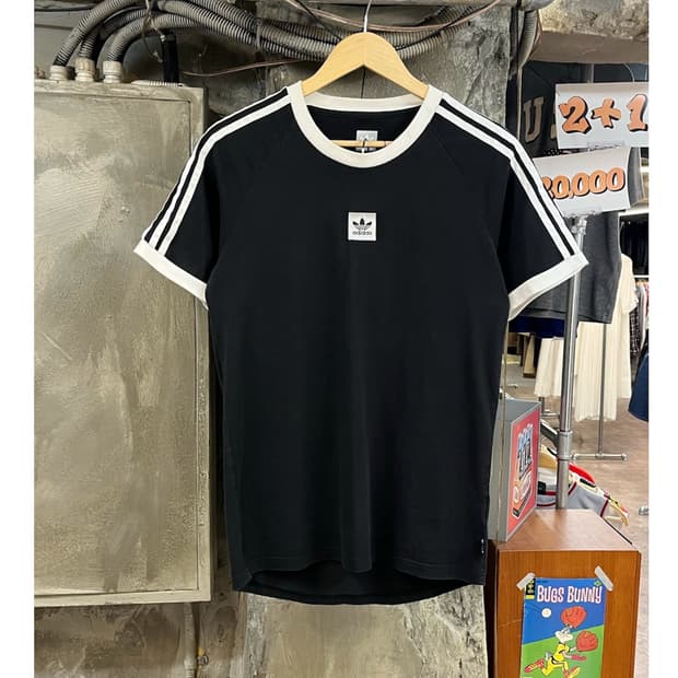 아디다스 반팔티 블랙 M #csz4110