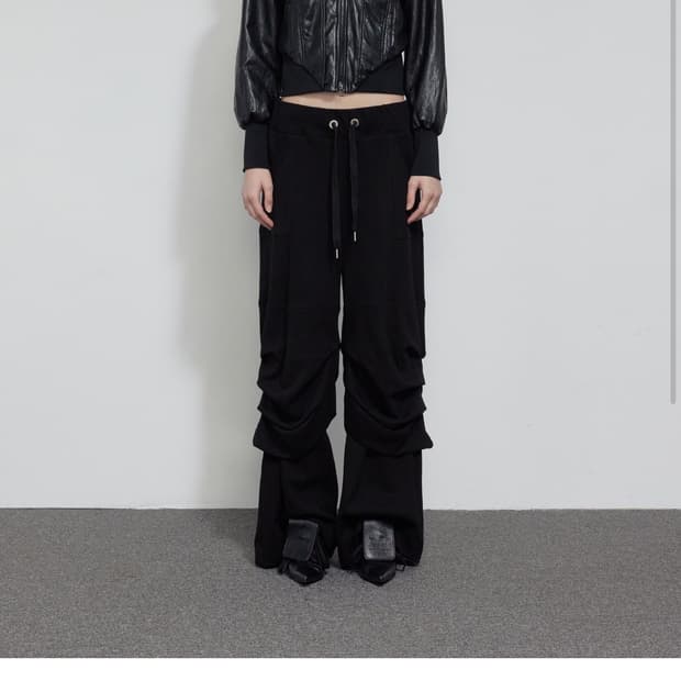 보헴서 LAYERED HOODIE LEATHER JACKET 레더자켓 