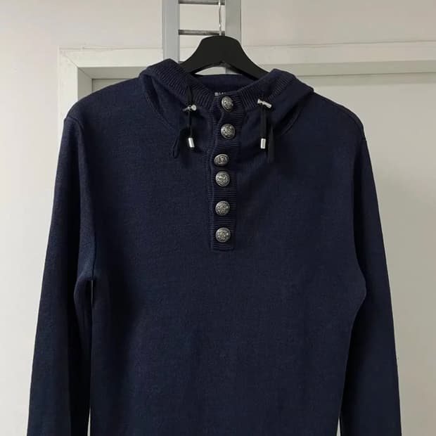 발망 니트 후드