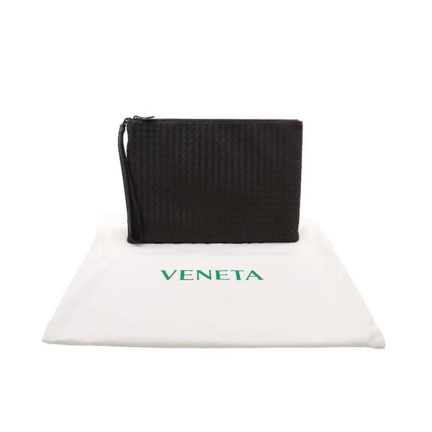 [A급] 보테가베네타 인트레치아토 레더 라지 클러치백 판매합니다!!!