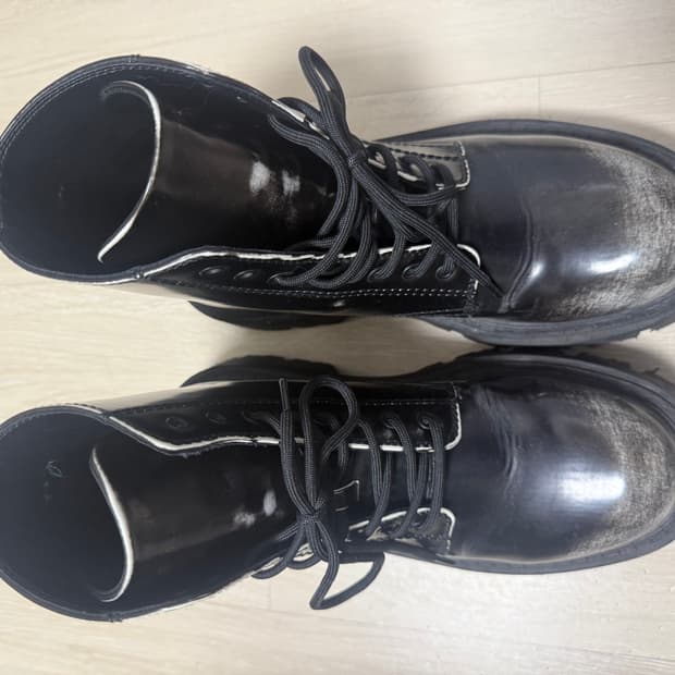 자라 워싱 부츠