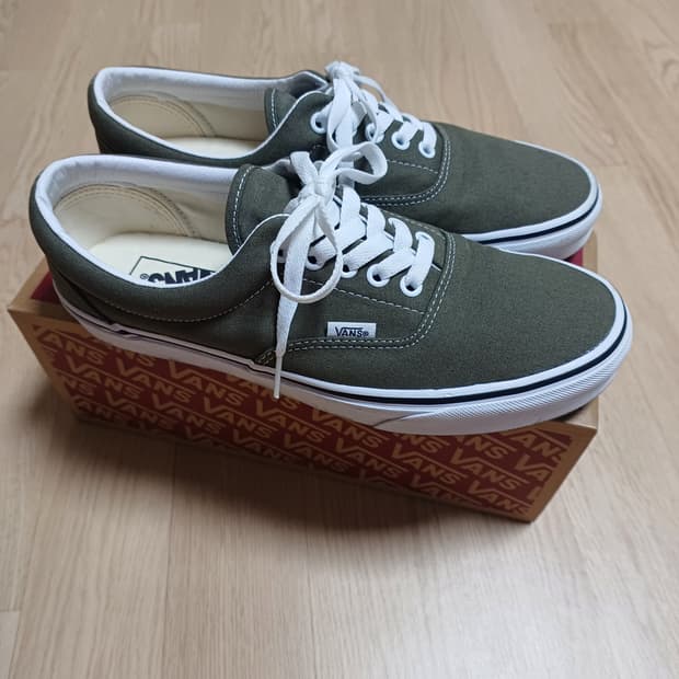 270 반스 에라 올리브 카키 캔버스 스니커즈 어센틱 Vans 신발