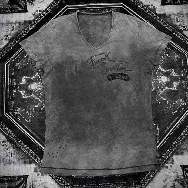 Diesel destroyed vkei T-shirt