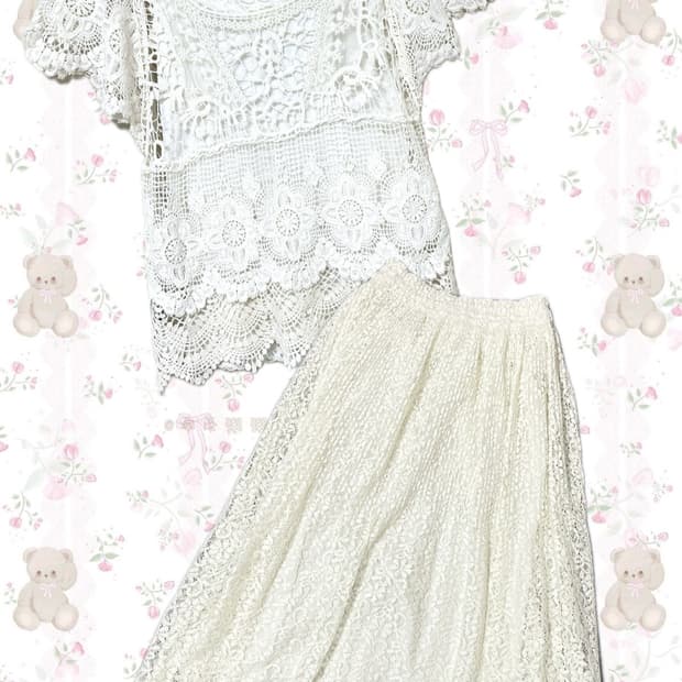 레이스 모음zip 3개 set 🎶봄나들이룩