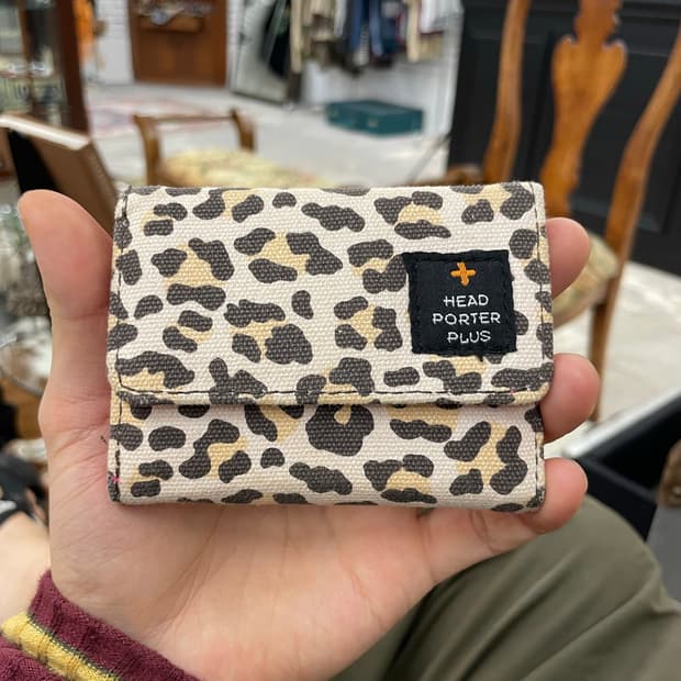 HEAD PORTER PLUS Leopard Wallet