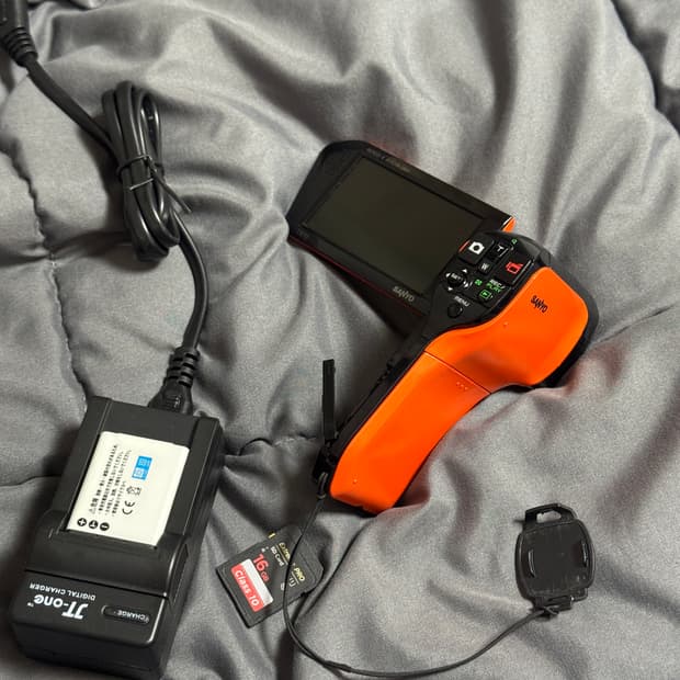 산요 작티 SANYO 캠코더 Xacti DMX-CG11 오렌지 DMX-C