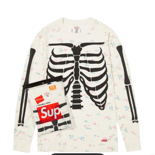 슈프림 본즈 플로럴