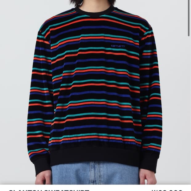 칼하트 wip 긴팔 상의 새상품