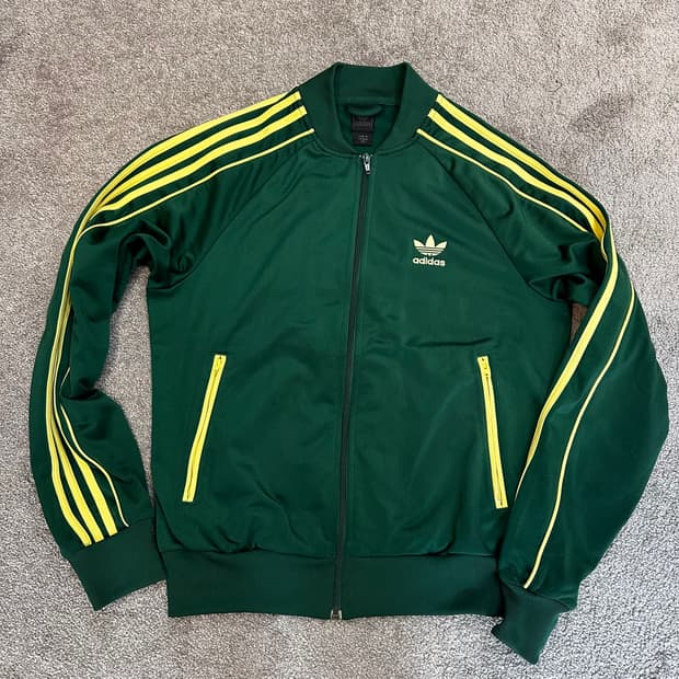 아디다스 미주리 그린/옐로우 파이어버드 트랙탑 져지95
