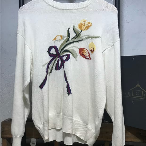 Burberry flower knit 