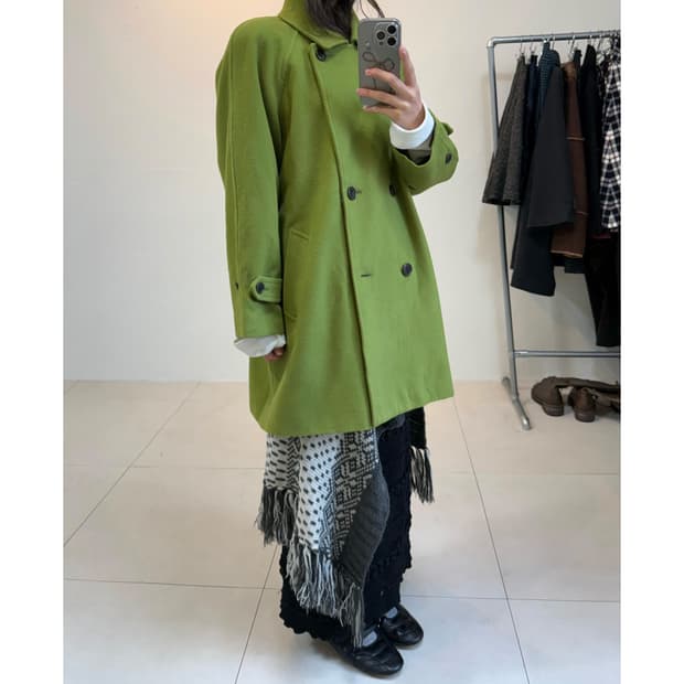빈티지 울 코트 