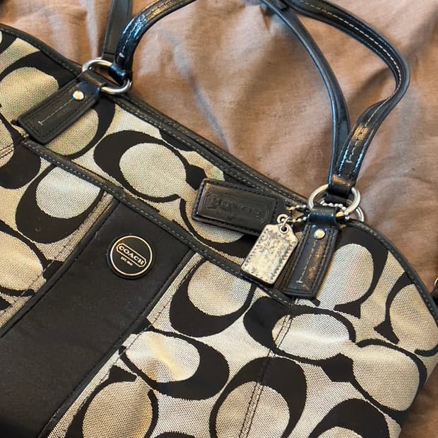 coach vintage shoulder+cross bag