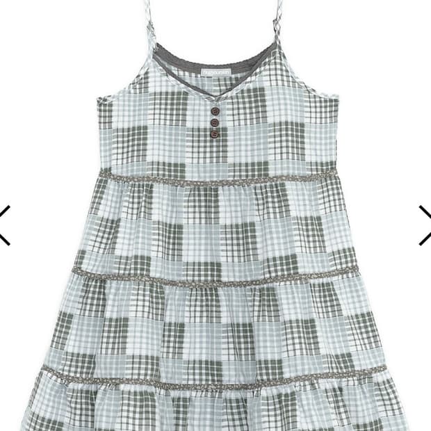 허그유어스킨 Tiered mori sleeveless Mint Gray