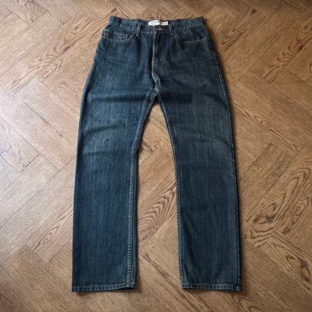 [32]00's 리바이스 USA 505 다크블루 워싱 데님 팬츠