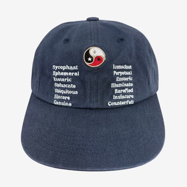 (새상품) 패슬 모자 Yin Yang Washed Cap Navy