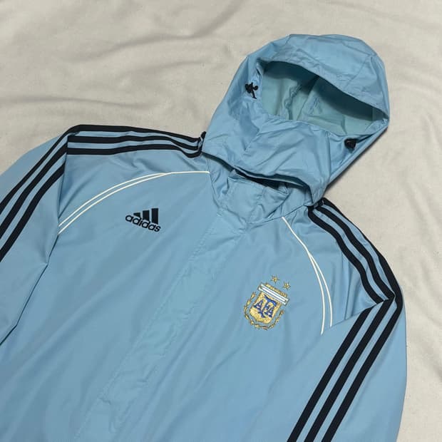 90 아디다스 아르헨티나 국가대표 스카이블루 바람막이